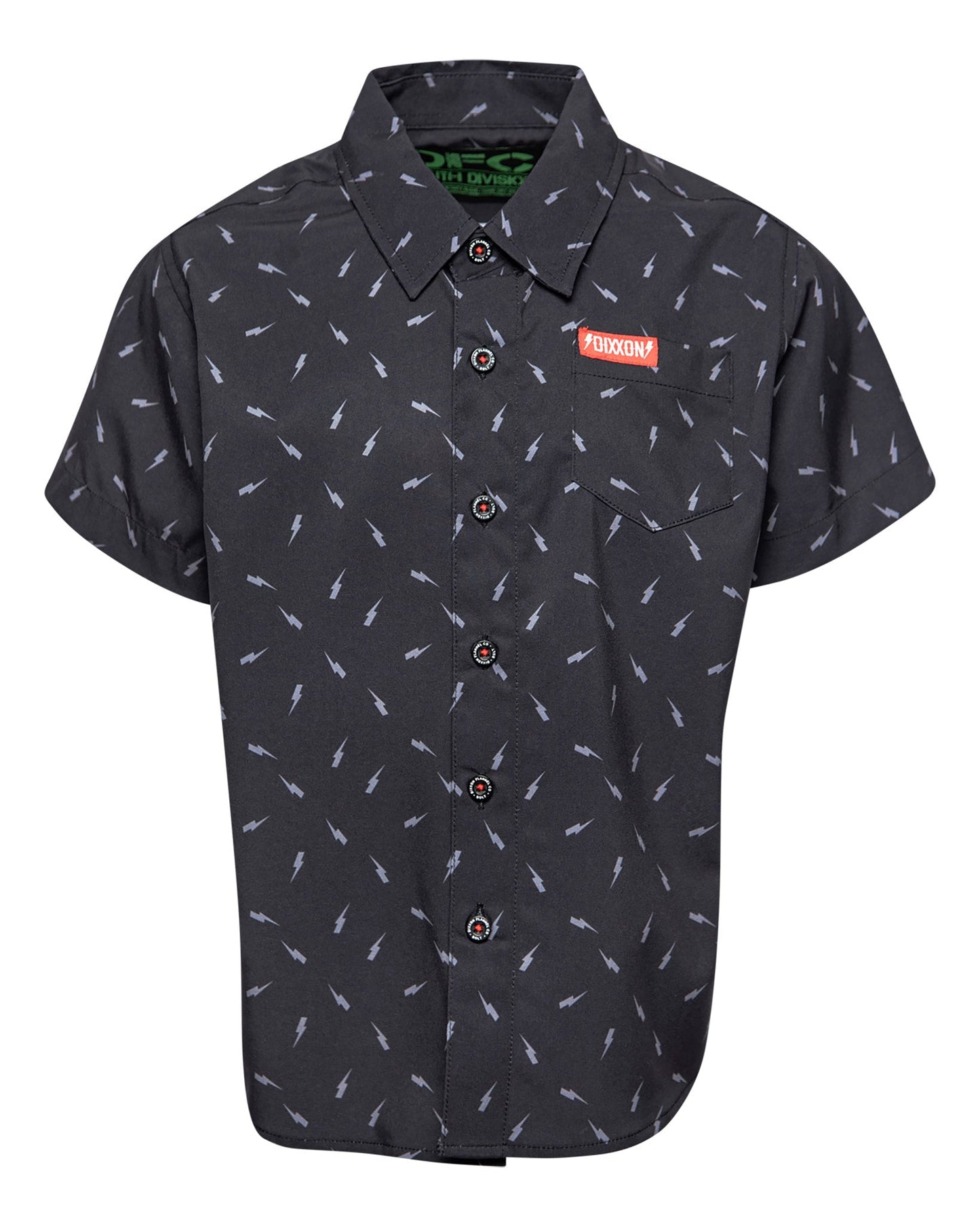 Youth Bolt Party Shirt - Black & Gray