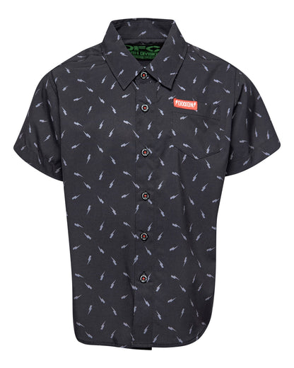Youth Bolt Party Shirt - Black & Gray