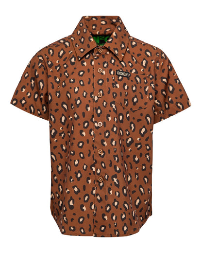 Youth Cougar Hunter Party Shirt - Brown