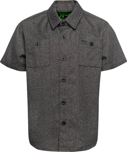 Youth Obsidian Short Sleeve Flannel