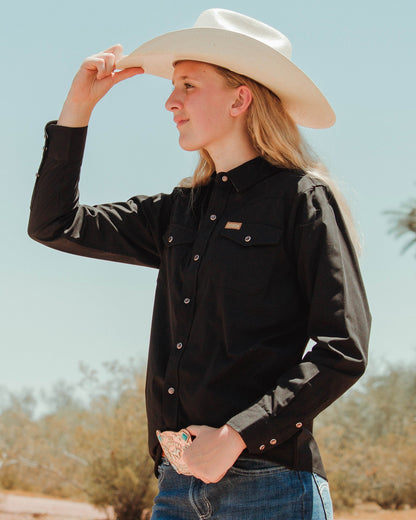 Youth Outlaw Bamboo Long Sleeve - Lasso