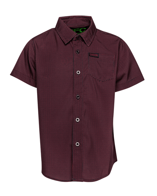 Youth Simple Mind Party Shirt - Black & Red