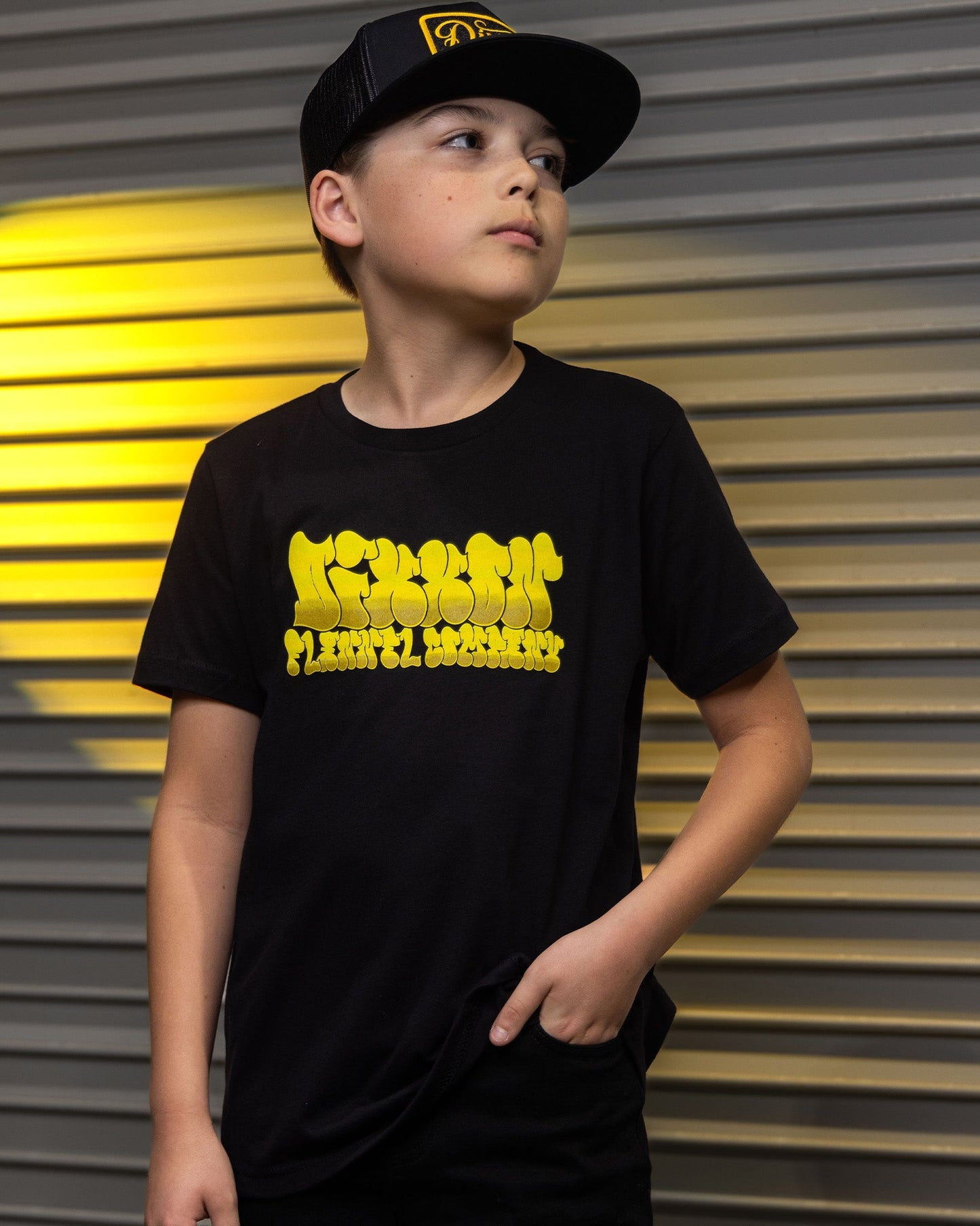 Youth Throwie T-Shirt - Black