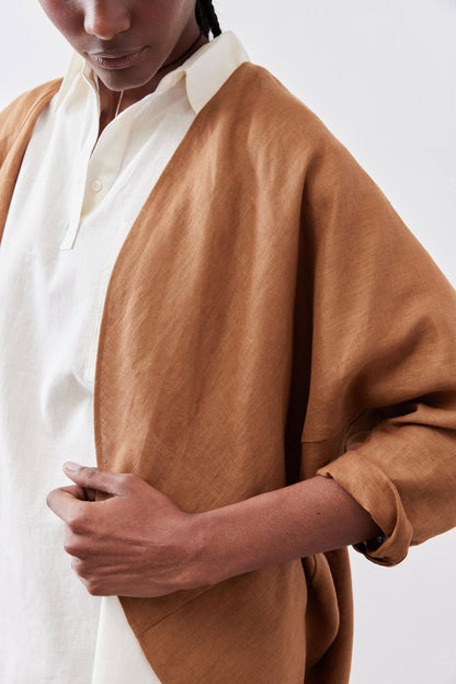 Zephyr Linen Cocoon Cardigan