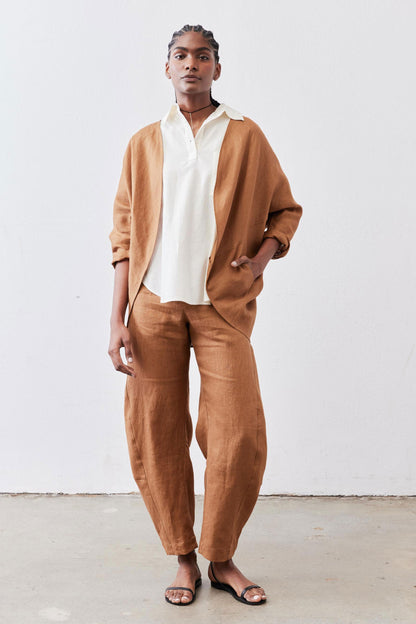 Zephyr Linen Cocoon Cardigan